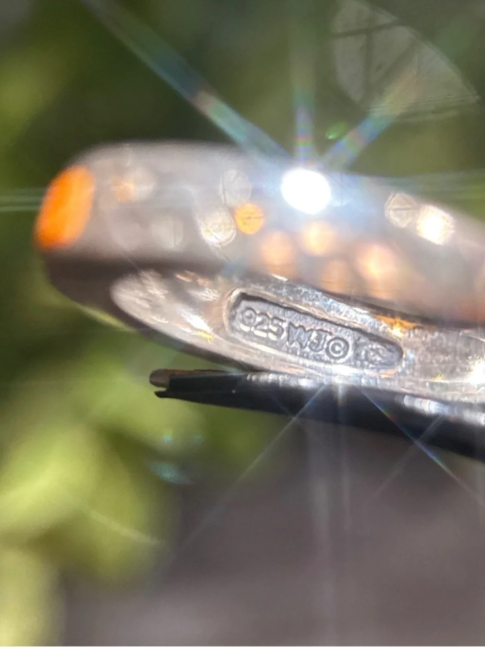 Sterling‎ Silver 925 Inlay Band Ring
